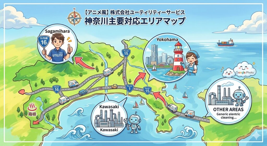 神奈川エリア地図